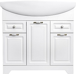 Stella Polare Тумба с раковину Кармела 85 Элеганс ольха белая – фотография-1